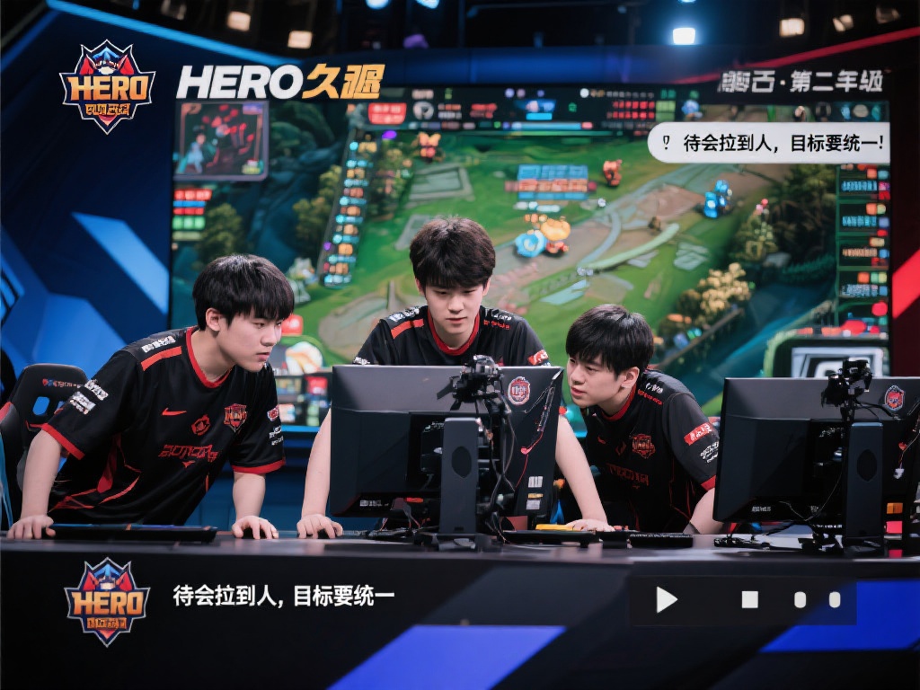 Hero久竞赛中语音回放：统一目标拉人配合制胜